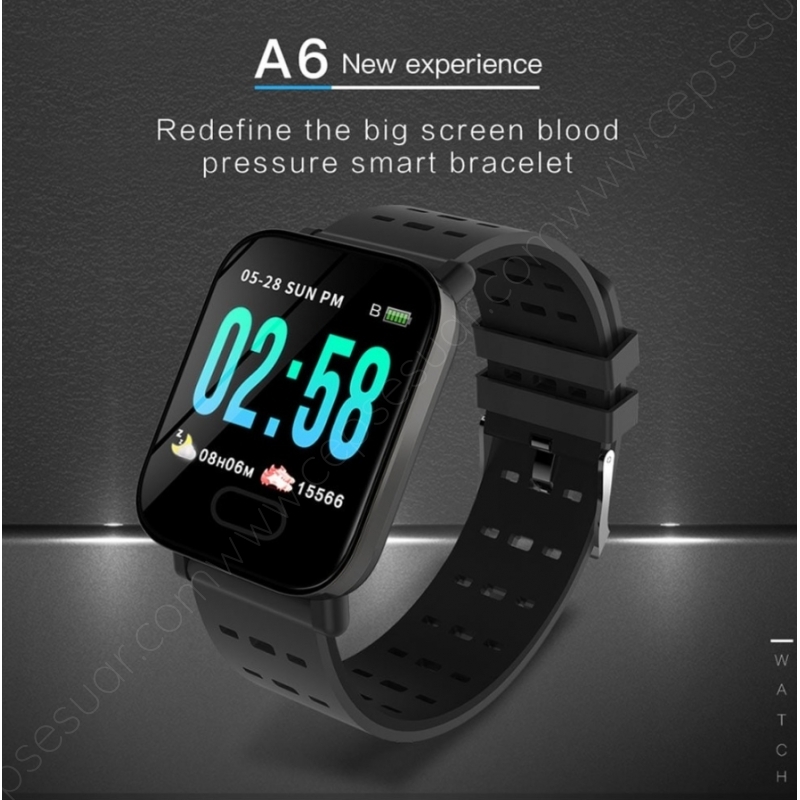 A6 Smart Watch Akıllı Saat Suya Dayanıklı Nabız Ölçer fiyatı ve özellikleri