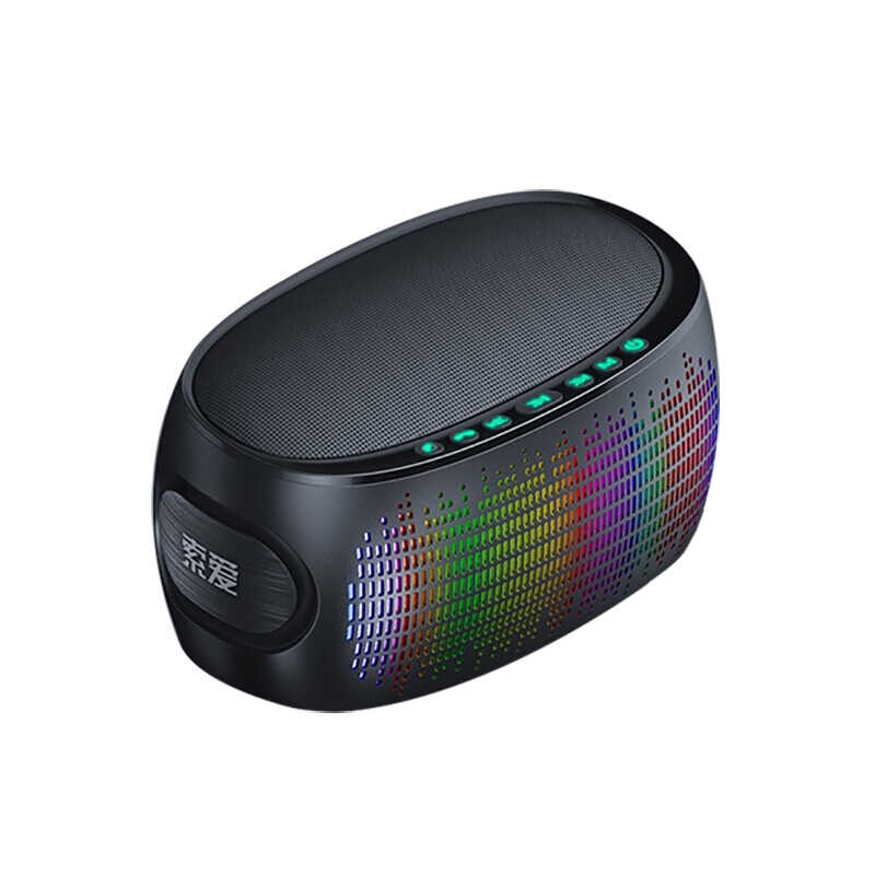 Soaiy Taşınabilir Ledli Ses Bombası Bluetooth Hoparlör Siyah fiyatı ve  özellikleri