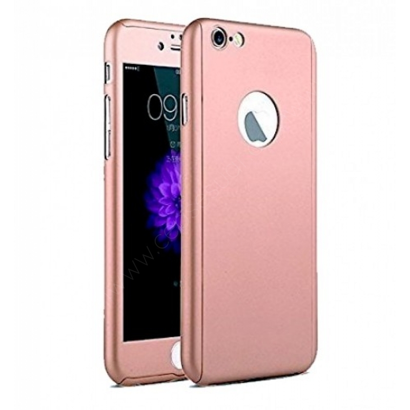 Apple iPhone 6 Plus /6S Plus Kılıf 360 Tam Koruma Rubber - Rose Gold fiyatı  ve özellikleri