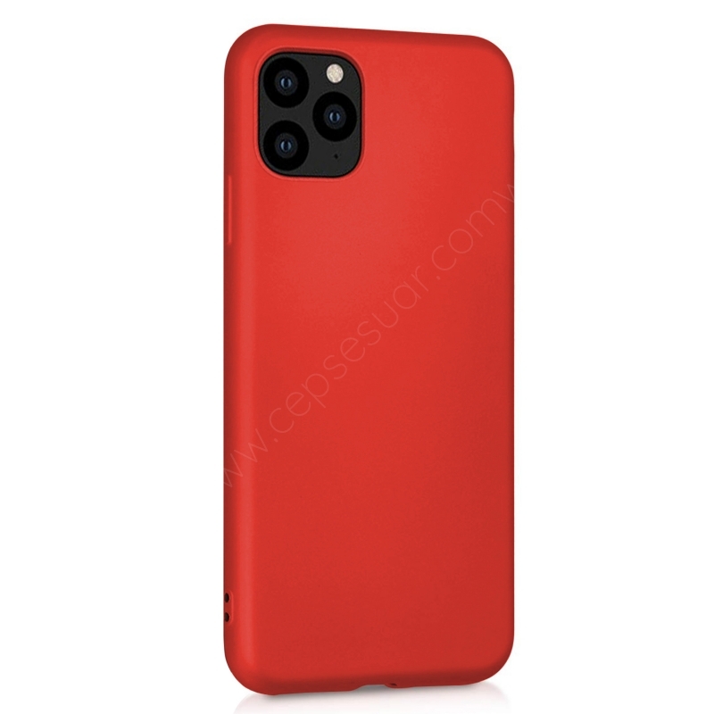 Apple İphone 11 Pro Max Kılıf Silikon Thin Ultra İnce Kırmızı fiyatı ve  özellikleri