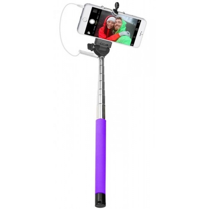 Selfie Çubuğu Universal Kablolu Mor fiyatı ve özellikleri