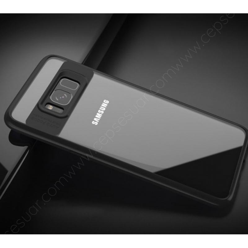 Samsung Galaxy S8 Plus Kılıf Buttom Silikon Siyah fiyatı ve özellikleri
