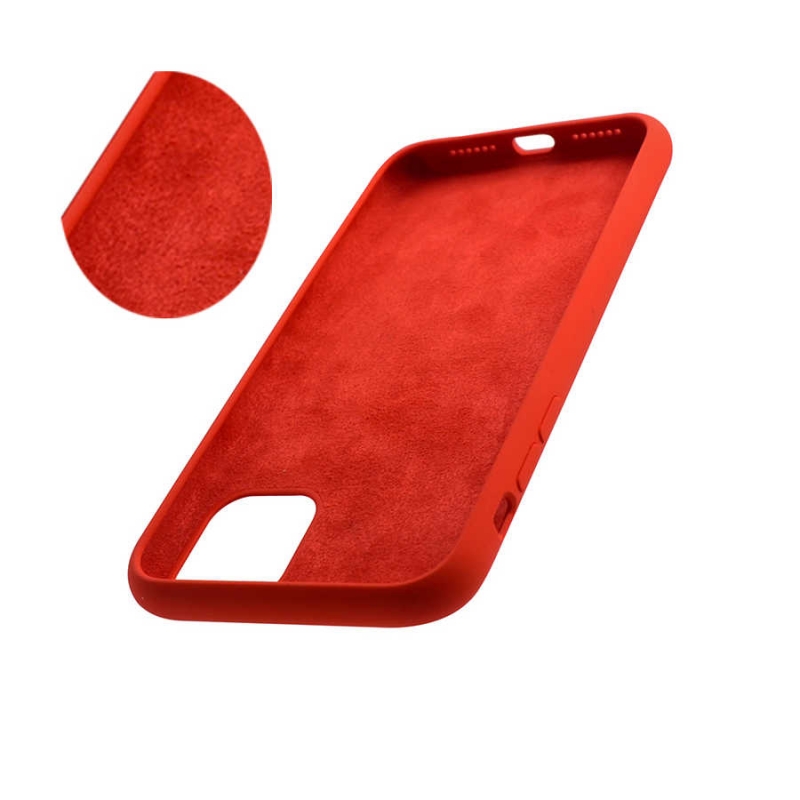Apple iPhone 13 Kılıf Orijinal İçi Full Kadife CSR Silikon Kırmızı fiyatı  ve özellikleri