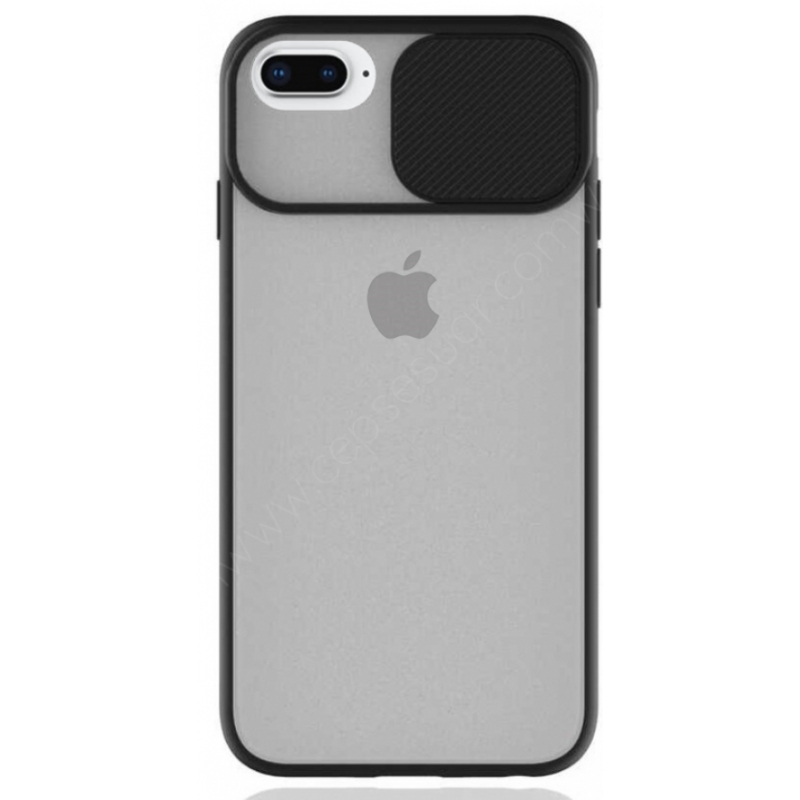 Apple iPhone SE 2020 Kılıf Kamera Korumalı Sürgülü Arkası Mat Vop Siyah  fiyatı ve özellikleri