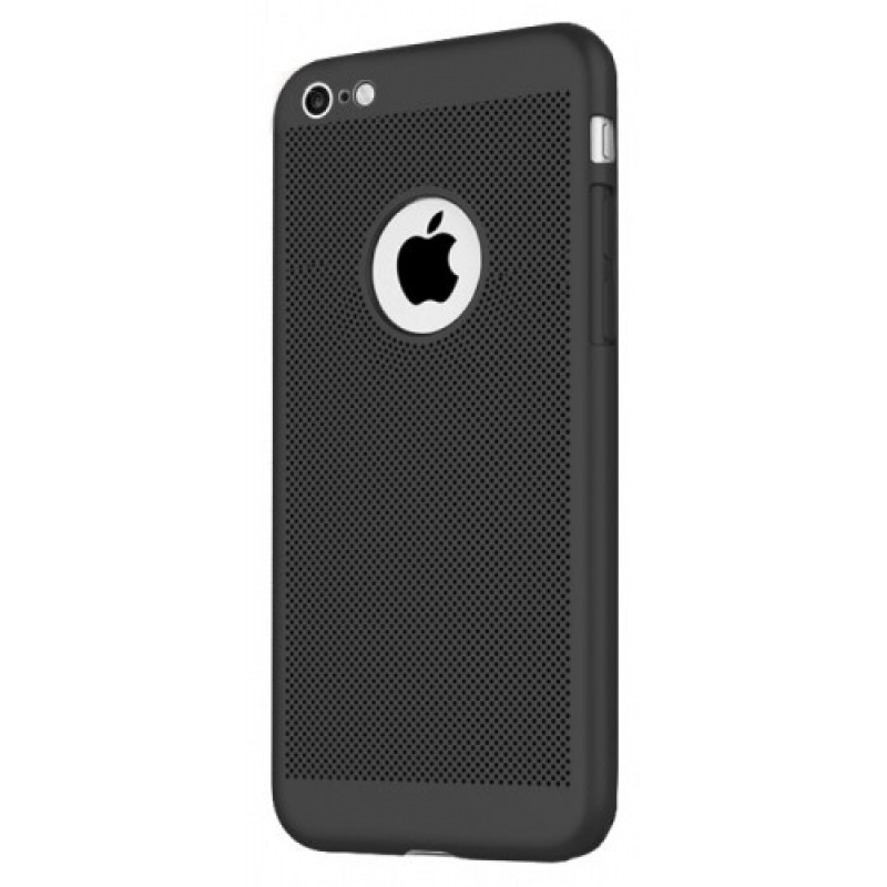Apple iPhone 6 Plus / 6s Plus Kılıf Siyah Rubber Delikli Arka Kapak fiyatı  ve özellikleri