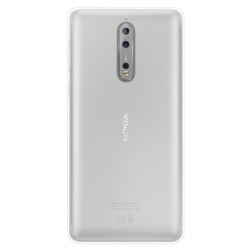Nokia 8 Kılıf Silikon Ultra İnce 0.2 mm Şefaf fiyatı ve özellikleri