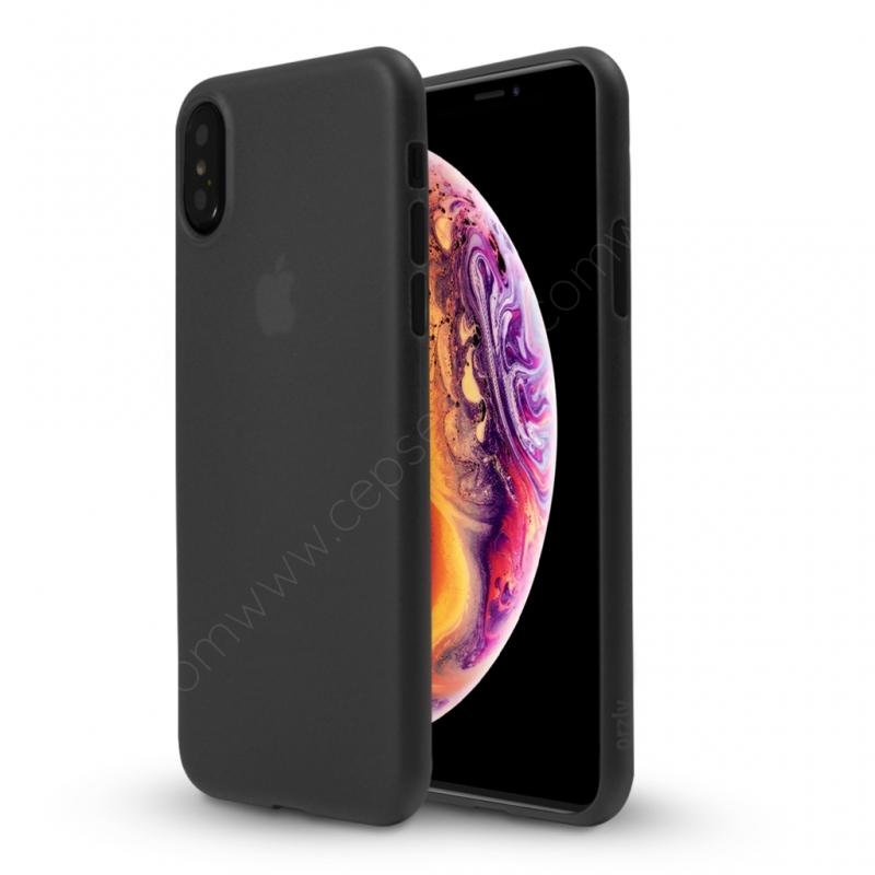 Apple iPhone XS Kılıf PP Ultra İnce Transparan Zar Siyah fiyatı ve  özellikleri