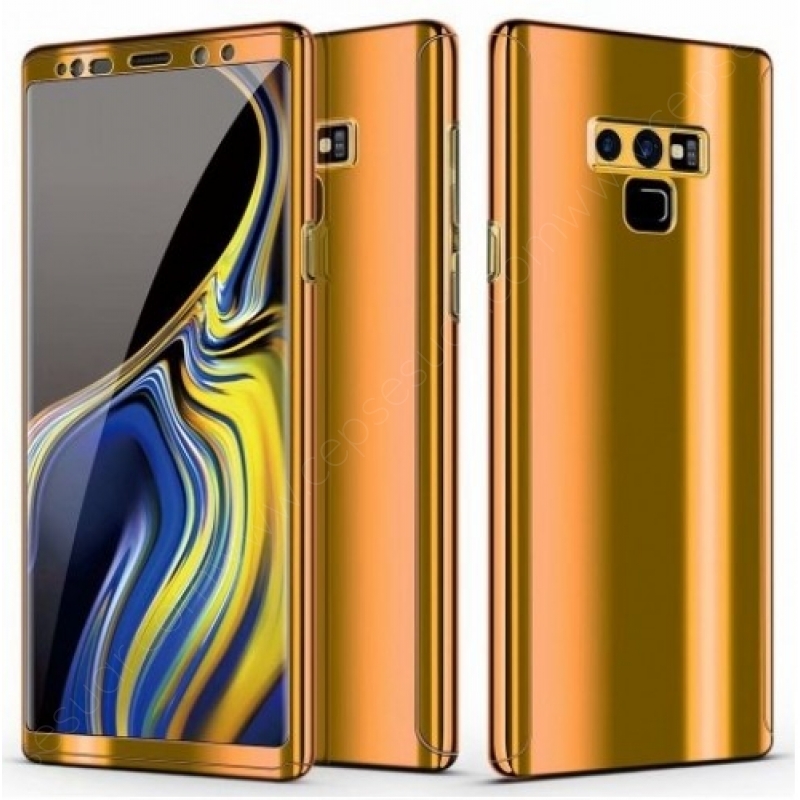 Samsung Galaxy Note 9 Kılıf Aynalı Tam Koruma 360 Gold fiyatı ve özellikleri