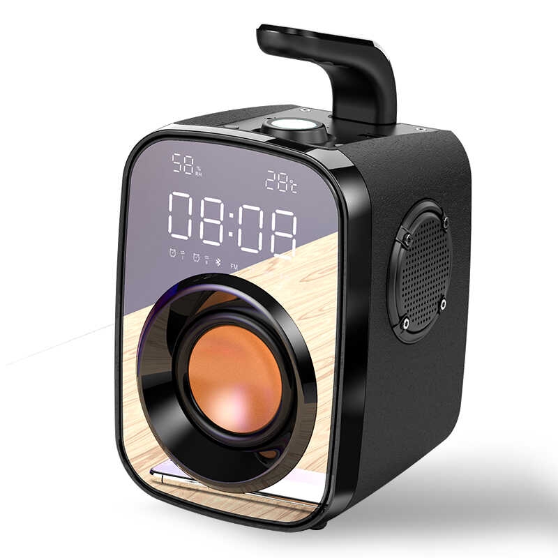 Soaiy Taşınabilir Saat Ekranlı Ses Bombası Bluetooth Hoparlör Siyah fiyatı  ve özellikleri