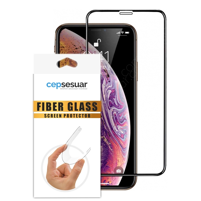 Apple iPhone 6/6S Full Tam Koruma Fiber Nano Glass Ekran Koruyucu - Siyah  fiyatı ve özellikleri