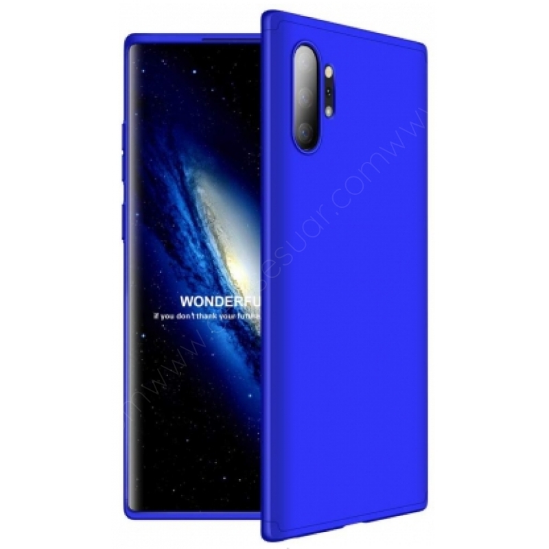 Samsung Galaxy Note 10 Plus Kılıf 360 Tam Koruma Fit Mavi fiyatı ve  özellikleri
